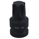 1/2in Drive Male Torx Star Impacted Impact Shallow Stubby Socket T55 – T100