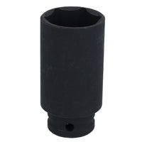 30mm 1/2" Drive Double Deep Metric Impact Socket Single Hex By BERGEN AT597