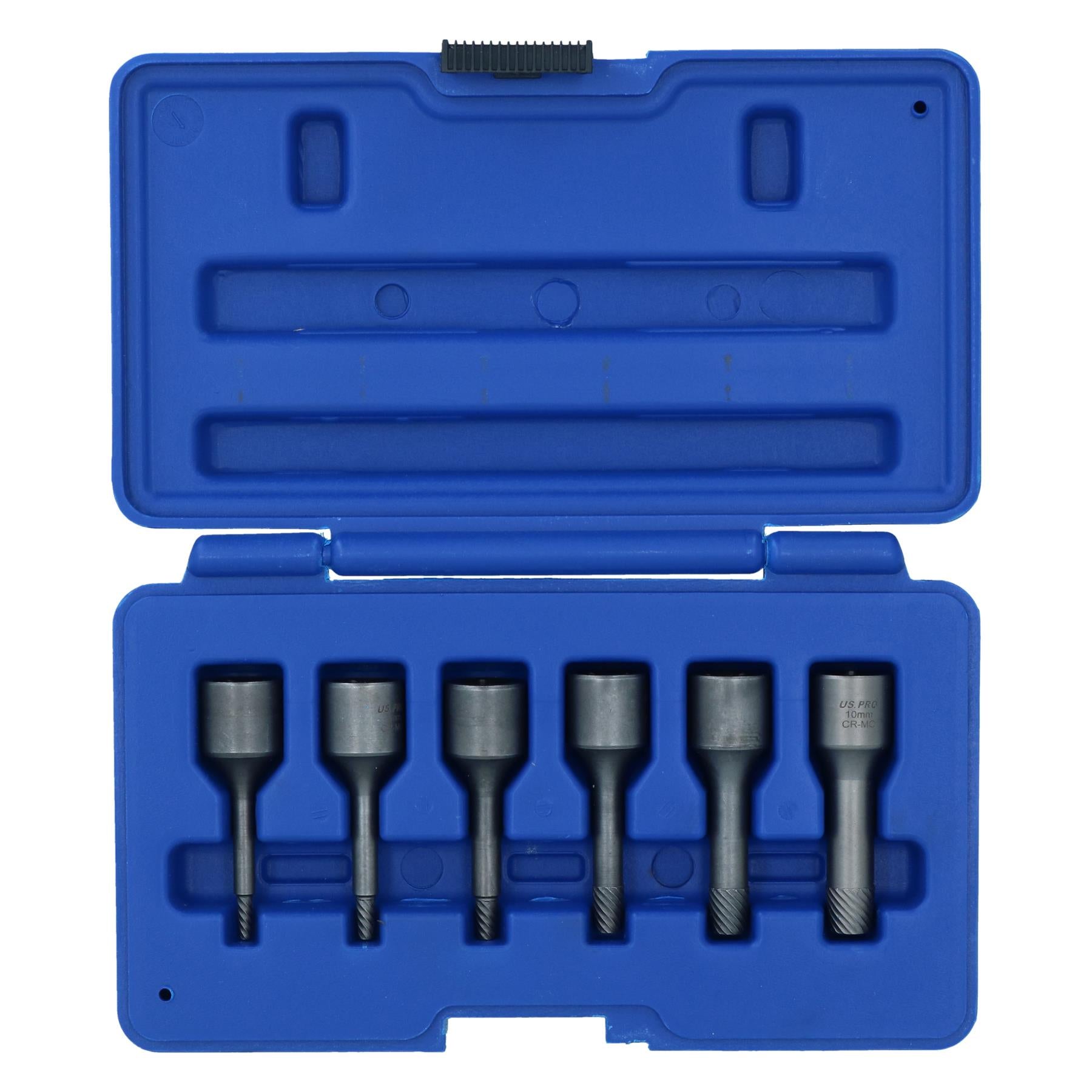 3/8" Impact Screw / Stud Extractor / Remover Set Reverse Thread 2-10mm 6pc AT023