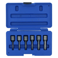 3/8" Impact Screw / Stud Extractor / Remover Set Reverse Thread 2-10mm 6pc AT023