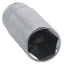 Douilles profondes doubles métriques MM à entraînement 1/4" 11 pièces 4 mm - 13 mm 6 faces par Bergen