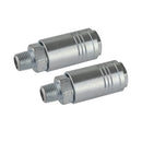 Air Line Hose Connector Fitting Female Quick Release 1/4 One Touch 2pk FT024