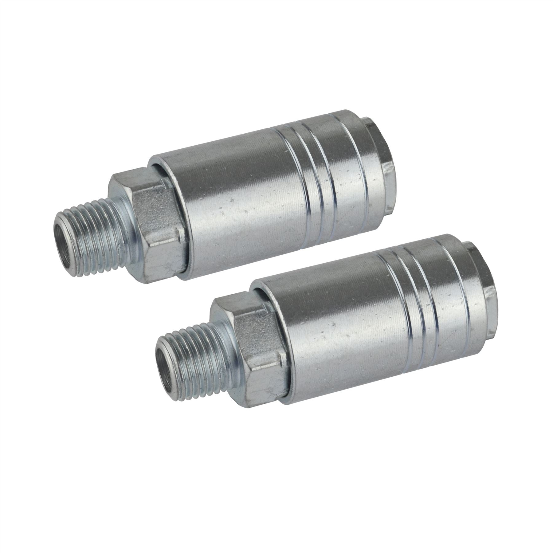 Air Line Hose Connector Fitting Female Quick Release 1/4 One Touch 2pk FT024