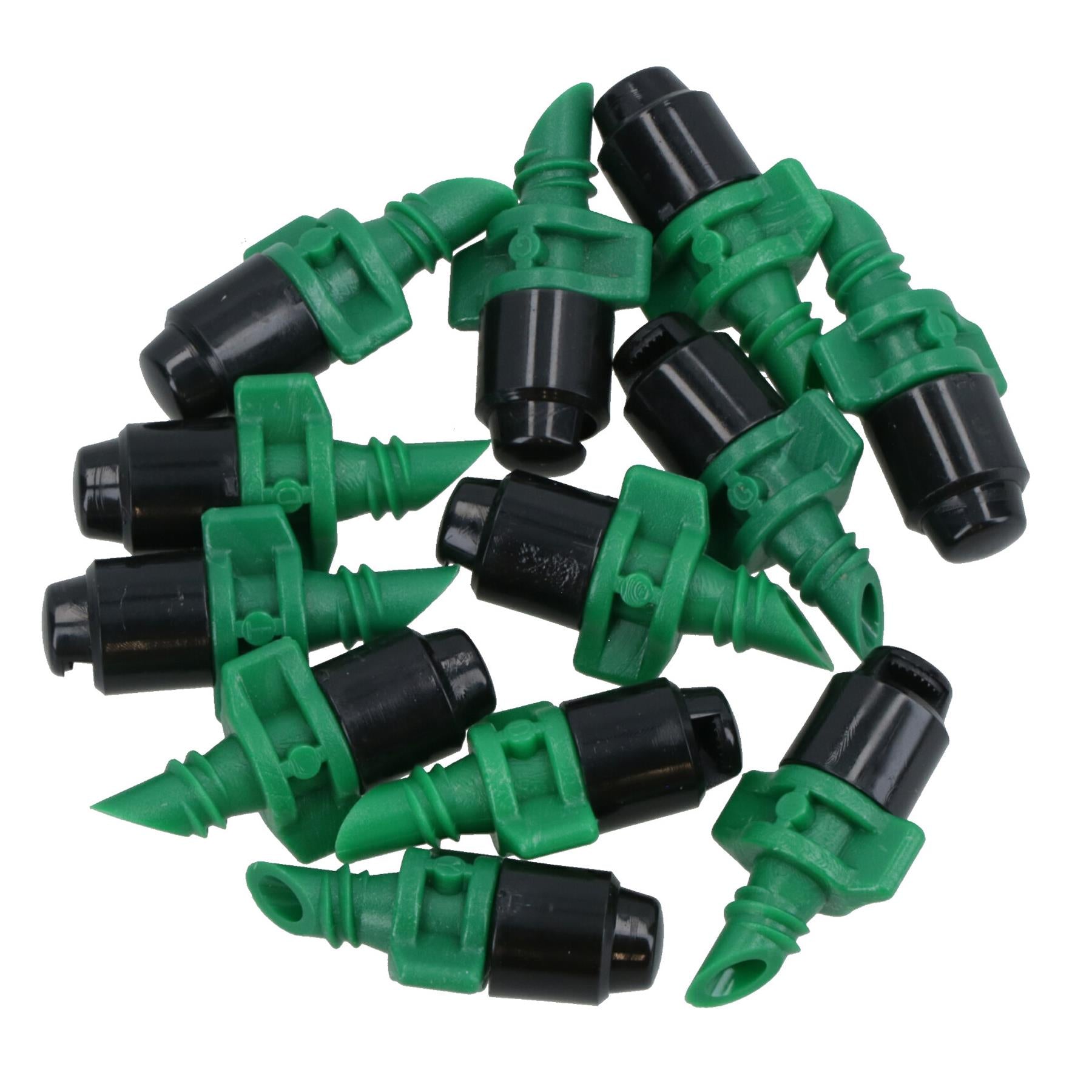 Micro Jet Sprinkler 90 Degree Coverage Watering Sprayer 4 + 13mm Pipe 12pc