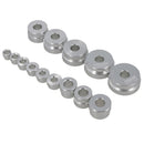 Bush Bearing Race Seal Driver Kit For Bushings Wheel Bearings Metric Sizes 17pc