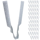 Long Leg Joist Hanger Or I-Beam Fastener Fixing Support Galv 47mm Wide