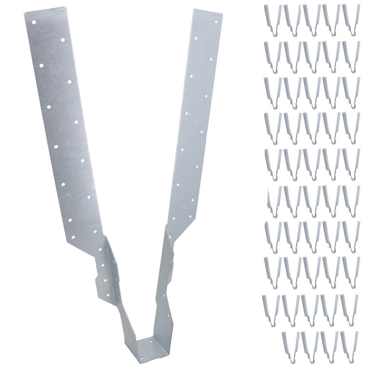 Long Leg Joist Hanger Or I-Beam Fastener Fixing Support Galv 47mm Wide