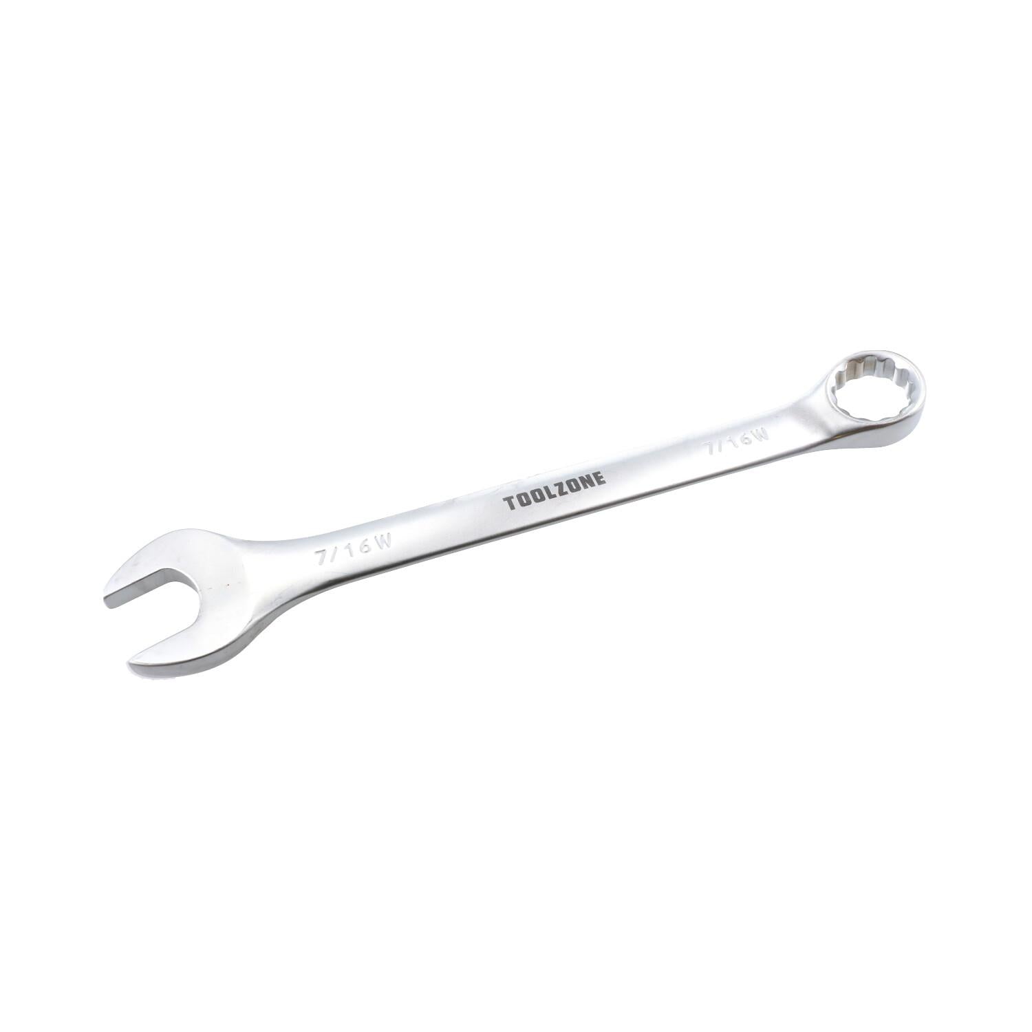 7/16" Whitworth Combination Spanner Chrome Vanadium Steel 250mm Wrench