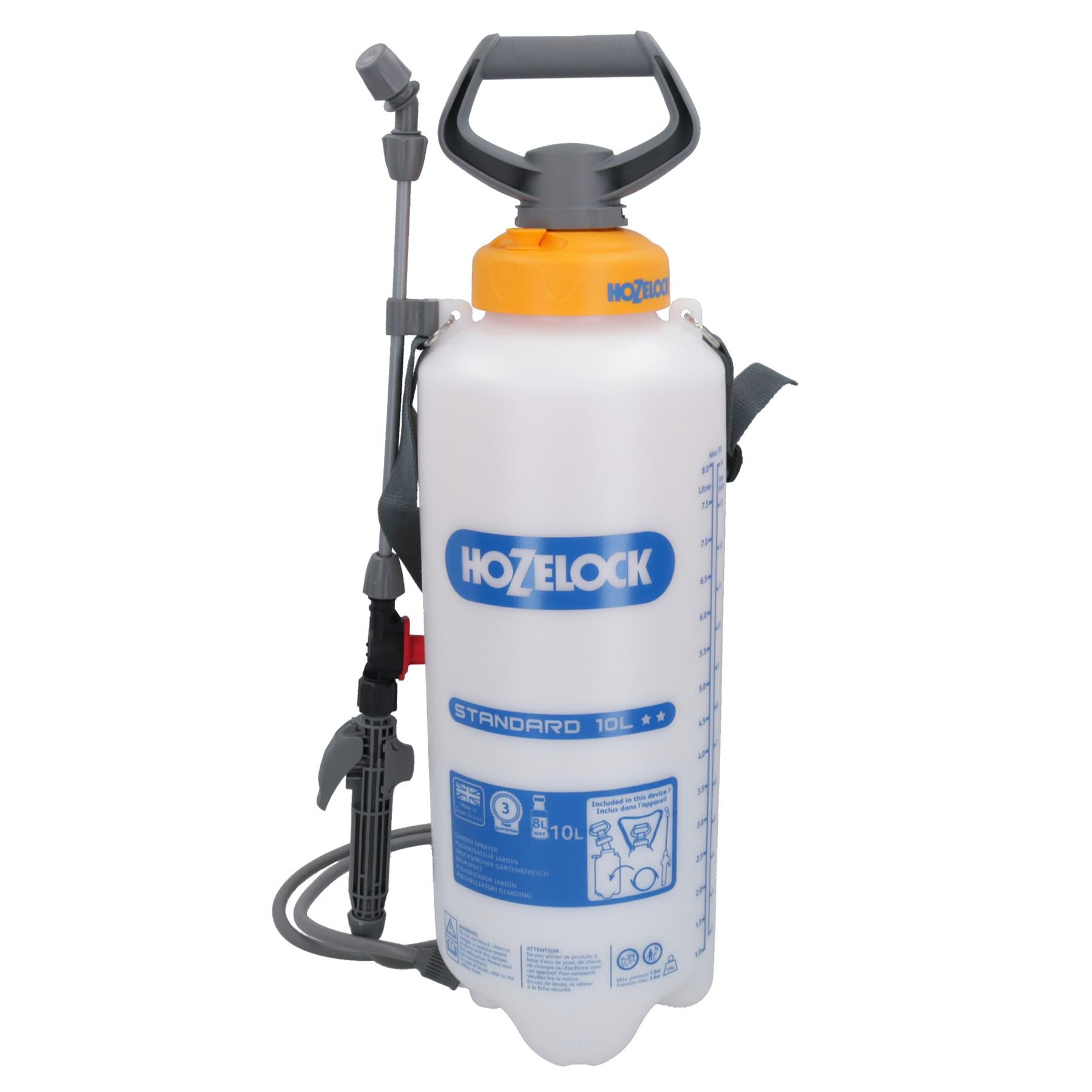 Hozelock 10 Litre Multi Purpose Garden Sprayer Pressure Sprayer