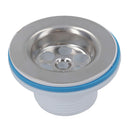 1-1/4in. Kitchen Sink Strainer Waste Complete With Plug + Chain + Fixing Bolt