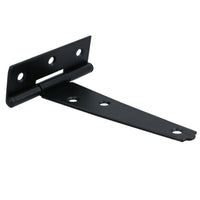 Heavy Duty T Tee Hinge For Sheds Gates Black Powder Coated Finish 4 – 18 Inch