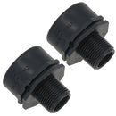Polypropylene PP Threaded Reducing Socket Female – Male 1in – 3/4in BSP