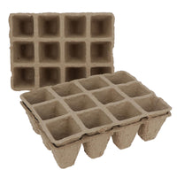 Biodegradable Seedling Starter Germination Trays Fibre Plant Pots