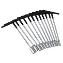 Metric T Bar Handle Sockets Spanner Wrench Nut Spinner 8 – 19mm 12pc Set