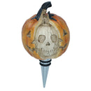 Pumpkin Skull Wine Bottle Stopper Topper Bung Cork Champagne Prosecco