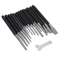 10pc Impact Hex Bit Socket Set 1/2'' Drive 4mm to 19mm &16pc Punch & Chisel Set
