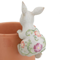 Hedgehog Rabbit Turtle & Snail Plant Pot Hanger Garden Ornament Statue Vase
