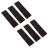 Large Internal Sleeper Straight Support Plate 100mm x 350mm Powder Coated
