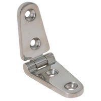 Polished Door Strap Hinge Stainless Steel 27mm x 103mm 316 Marine Cabin
