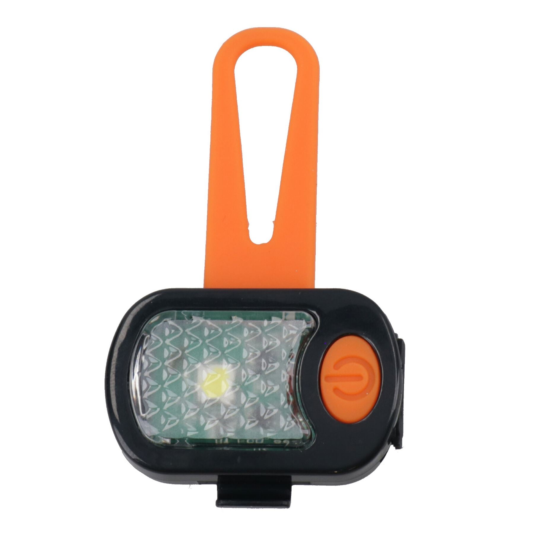 Orange Flashing Safety Waterproof Rectangle USB Blinker Light Night Dog Walk