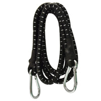 60” Bungee Strap with Metal Carabiners Hook Tie Down Fastener Holder