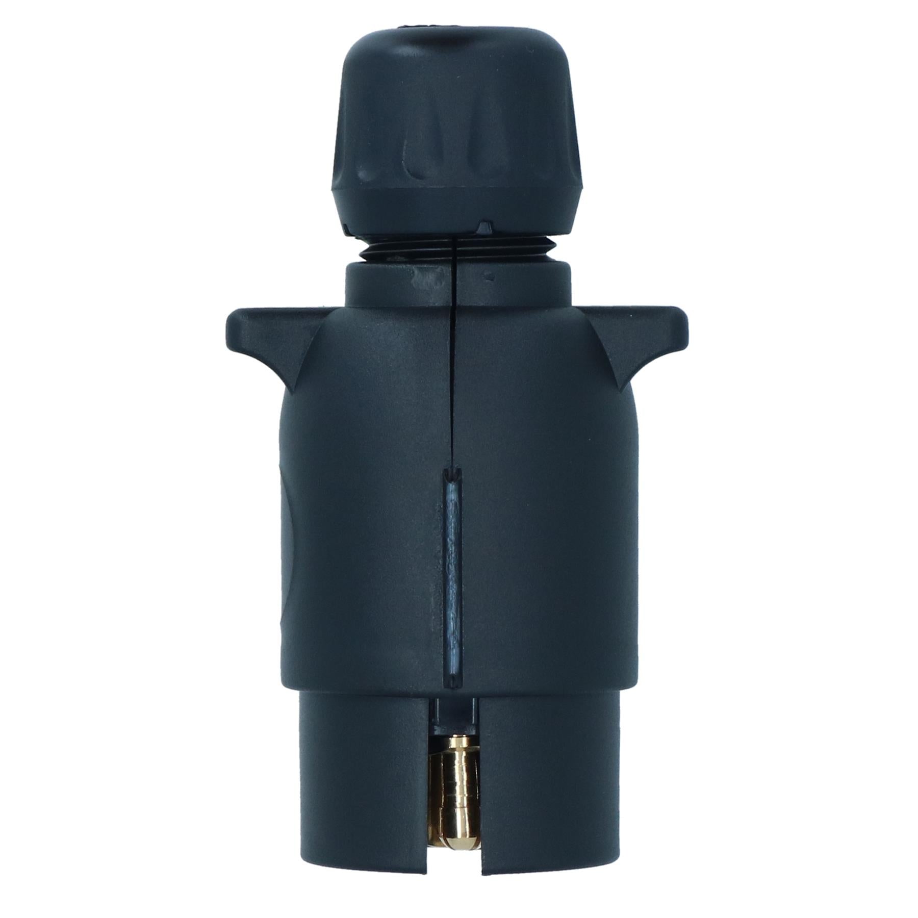 12N 7 Pin Plug Plastic Car Trailer Caravan Electrical Wiring Lights Connector