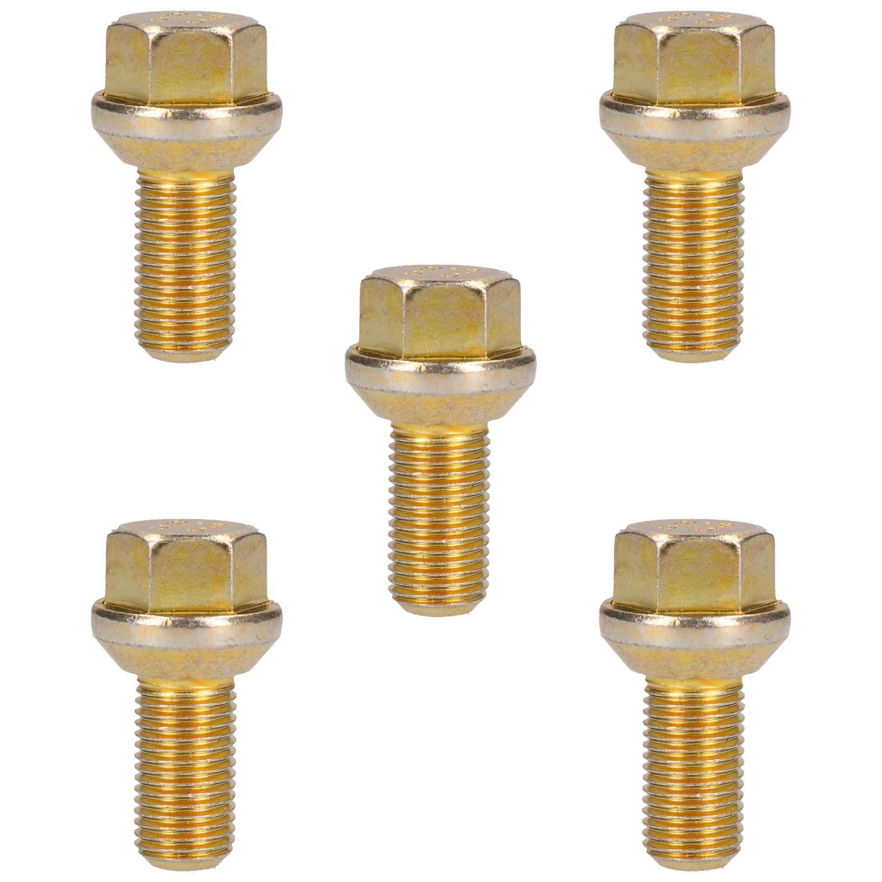 M14 x 1.5 Replacement Wheel Bolts Conical for Trailer Hubs Hub Pack of 5