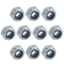M4 x 0.7mm Nyloc Nut Fastener Hexagonal Metric Nuts Grade 8 Zinc Plated