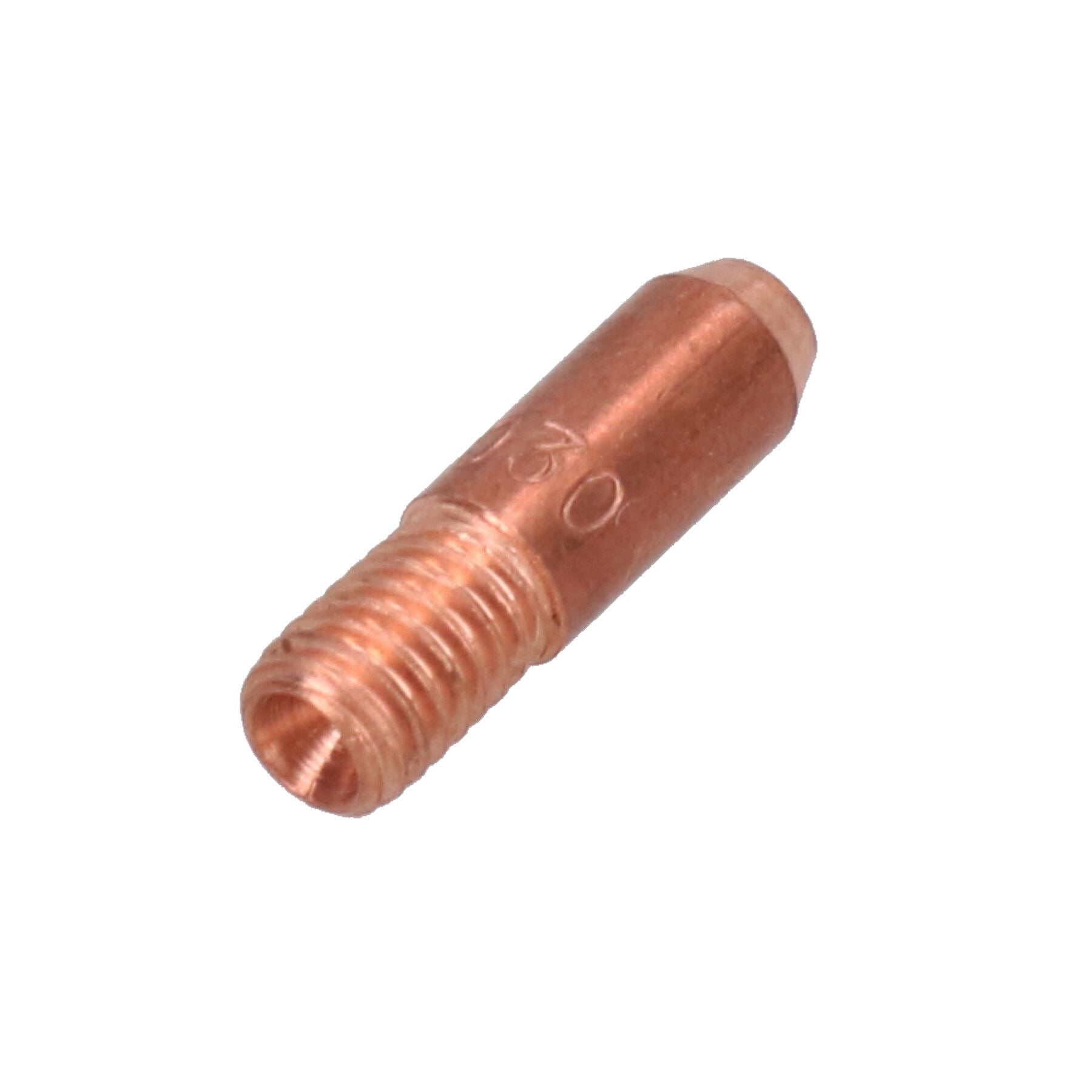 Mini pointes de contact de 0,6 à 1,0 mm pour torche de soudage amateur, soudeuse à gaz MIG, filetage M5