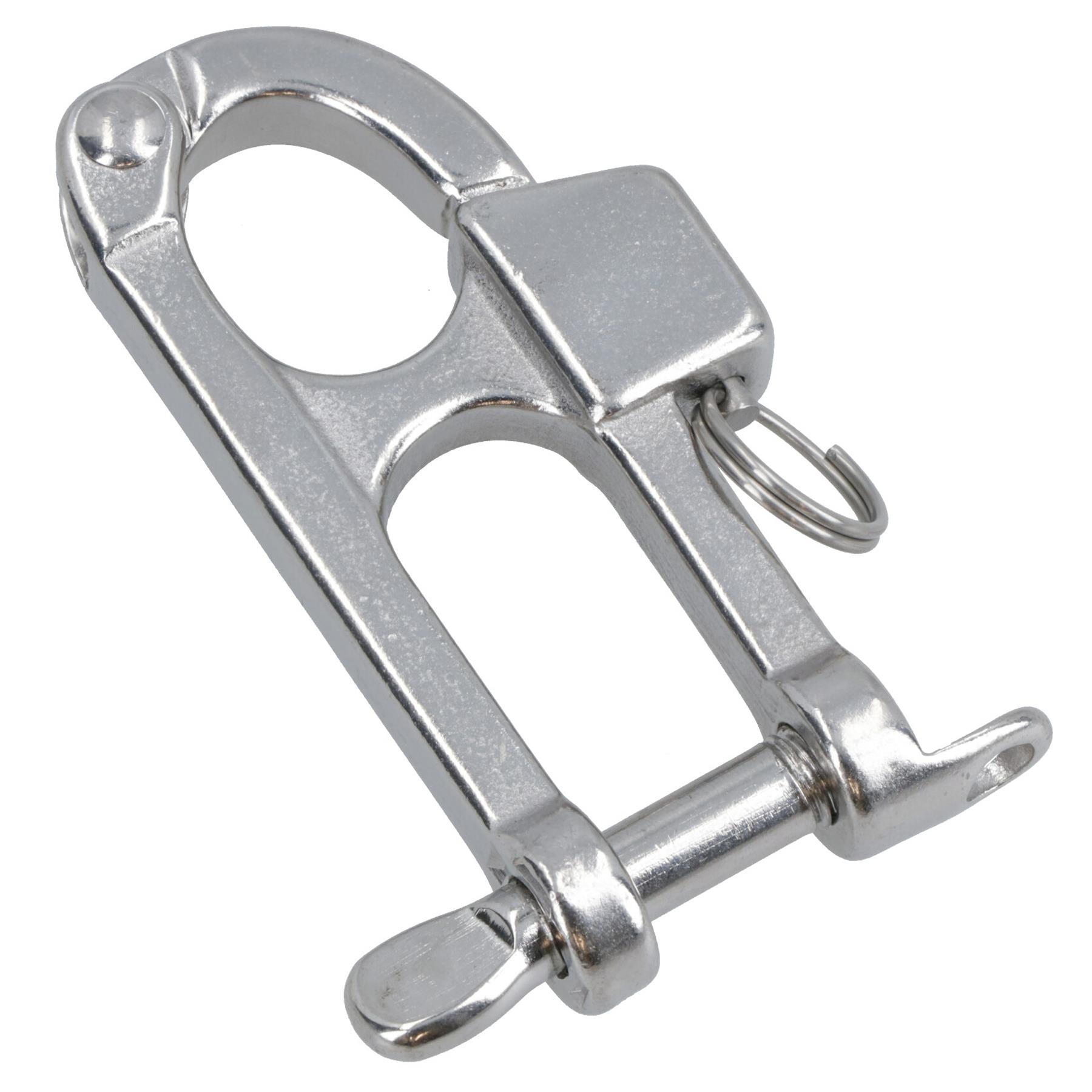 Water Ski Hook Quick Release Marine Grade Stainless Safety Shackle 316