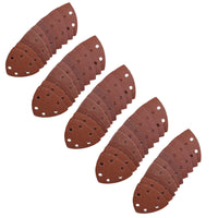 Hook And Loop Sanding Abrasive Discs Pads 90mm Triangular 50pk Mixed Grit