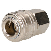 EURO Air Line Hose Connector Fitting Female Quick Release 1/4 BSP Female 2pk