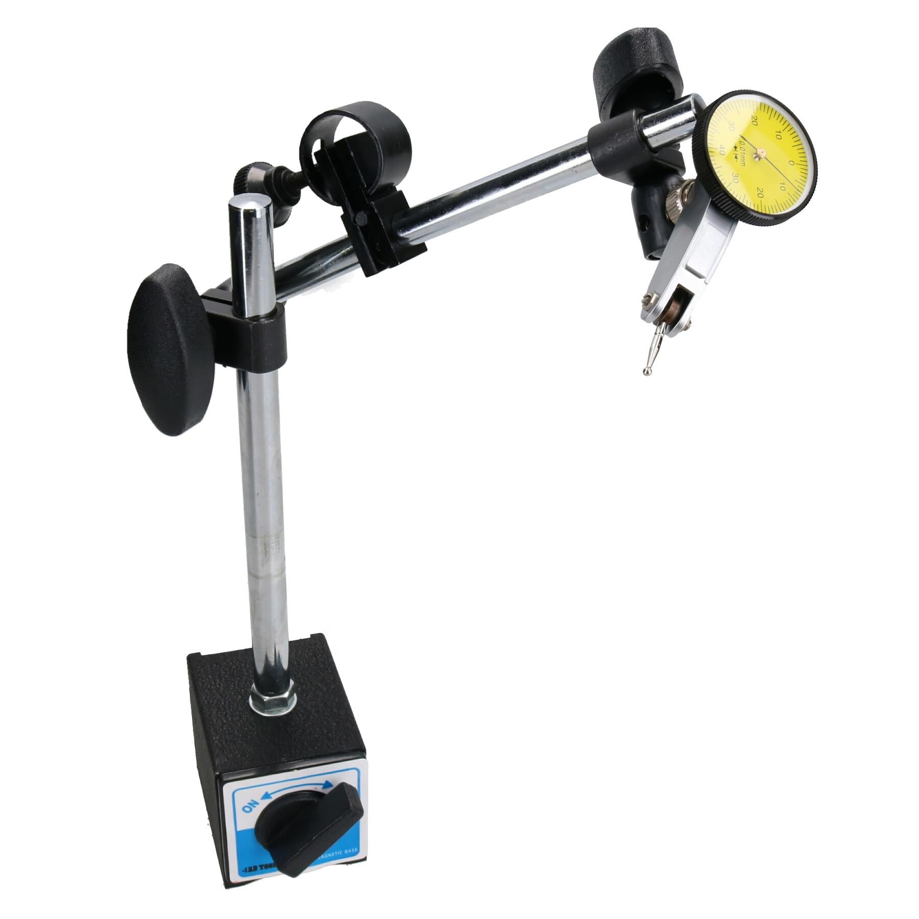 Lever Type Metric Dial Test Indicator & Magnetic Base Stand DTI Gauge ...