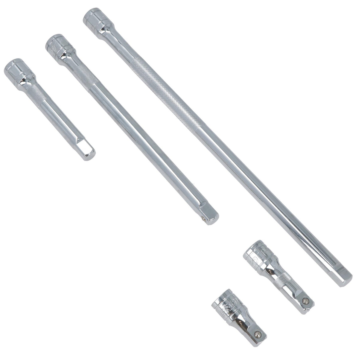 1/2"-Antriebsverlängerungssatz 50 mm - 375 mm 5-teilig von BERGEN AT104