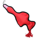 Red Cross Tug Rope Duck Doy Play Toy With Squeak 40x18x6cm
