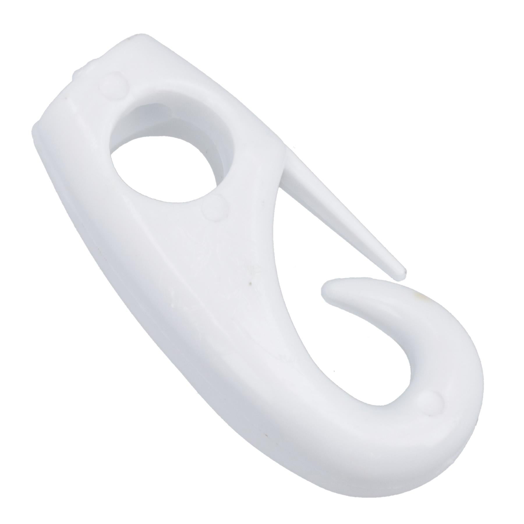 Crochet de 8 mm pour corde élastique élastique en nylon noir antirouille