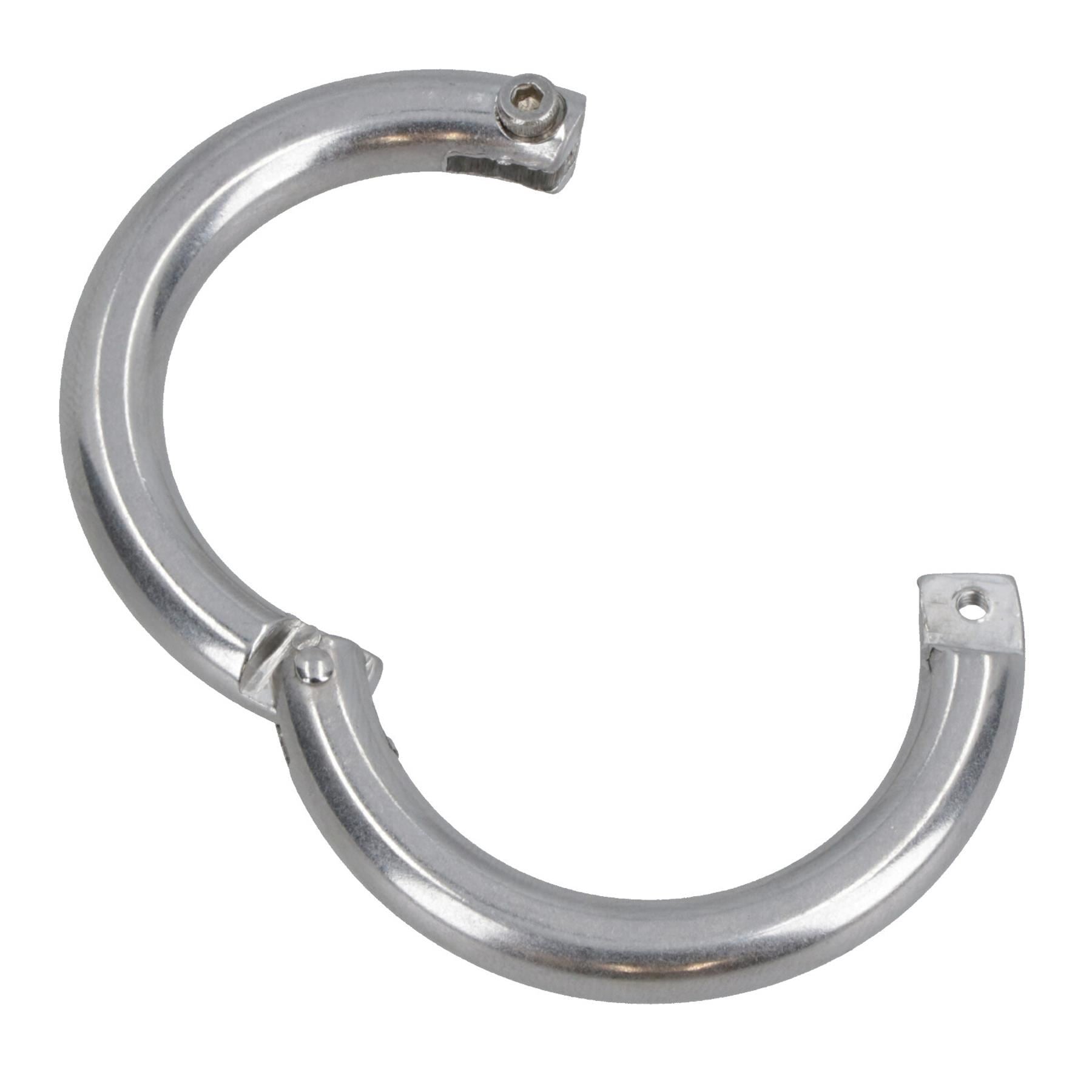 6mm Lockable Split Round Ring Shackle 316 Stainless Steel Splitring