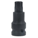 T60 Kurze (53 mm) + Lange (78 mm) Torx-Stern-Steckschlüsseleinsätze mit 1/2-Zoll-Antrieb