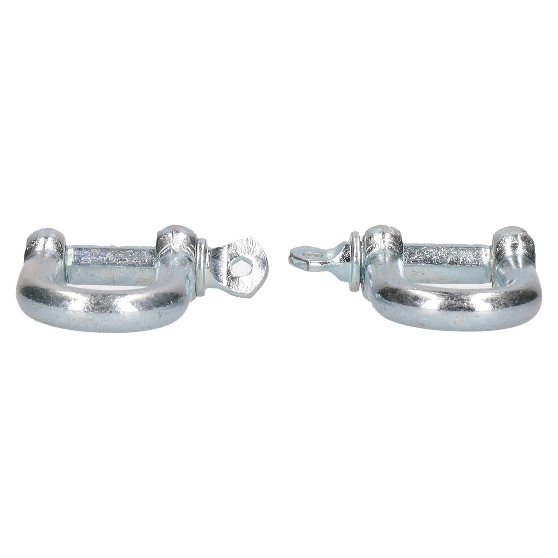 8mm Galvanised Dee D Shackle 4 Pack Chandlery Marine Rigging Shackle