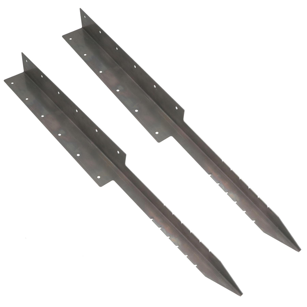 Garden Triple Sleeper Corner Support Stake Spike Stainless Steel 930mm