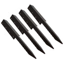 Garden Double Sleeper Corner Support Stake Spike Fastener Brown 670mm Long