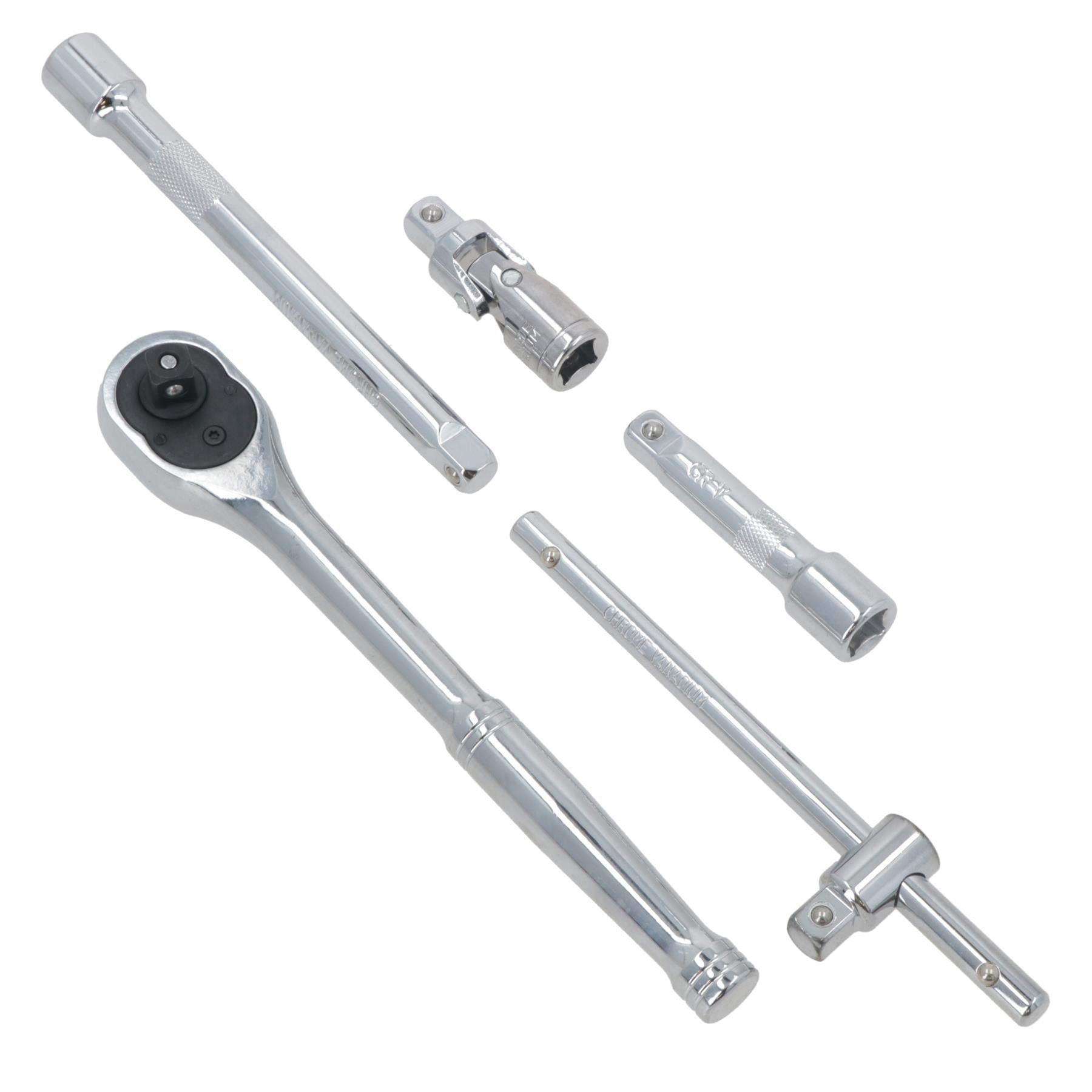 28pc 3/8" Drive Metric MM Shallow + Deep Socket And Accessory Set 8 – 24mm