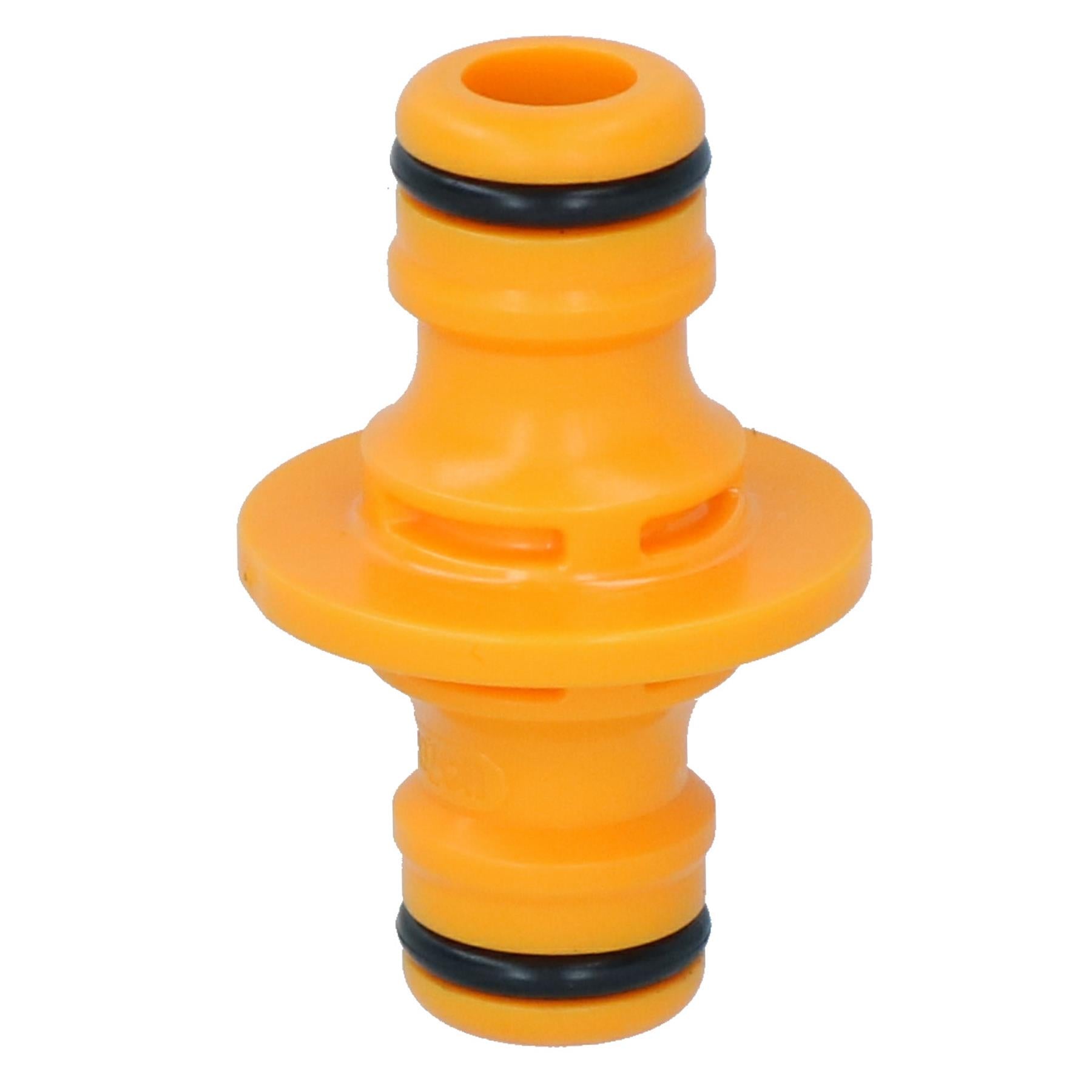 2 Way Double Male Hose Pipe Water Connector Quick Release Repair Joiner