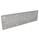 Large Internal Sleeper Straight Support Plate 100mm x 350mm Stainless Steel
