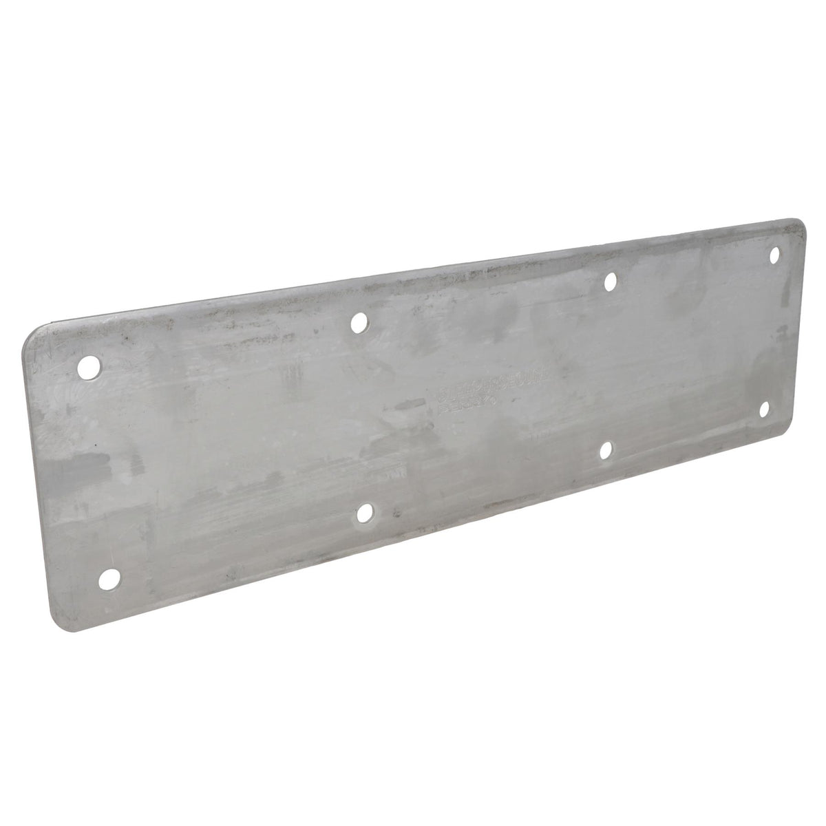 Large Internal Sleeper Straight Support Plate 100mm x 350mm Stainless Steel