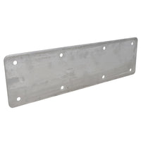Large Internal Sleeper Straight Support Plate 100mm x 350mm Stainless Steel
