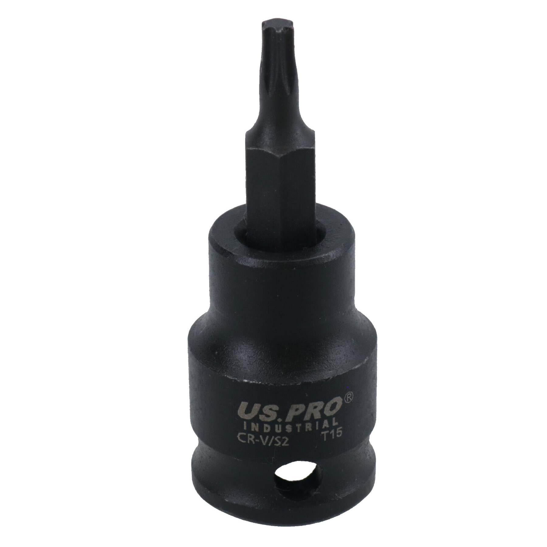 Torx Star Impact flache, kurze Bit-Steckschlüssel T10–T60, einzeln, 3/8 Zoll Dr.