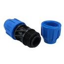 20 x 20mm MDPE Straight Pipe Compression Fitting Coupling Connector