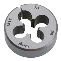 M11 x 1.0mm Metric Split Die Rethreading Thread Cutter Tungsten Steel 38mm