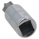 13pc Male Torx Star Bit Sockets Mixed Drive 1/4" 3/8" And 1/2" T8 - T70